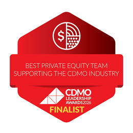 Best Private Equity Team Supporting the CDMO Industry badge