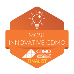 Most Innovative CDMO badge