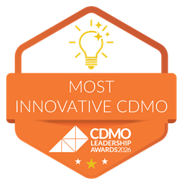 Most Innovative CDMO badge